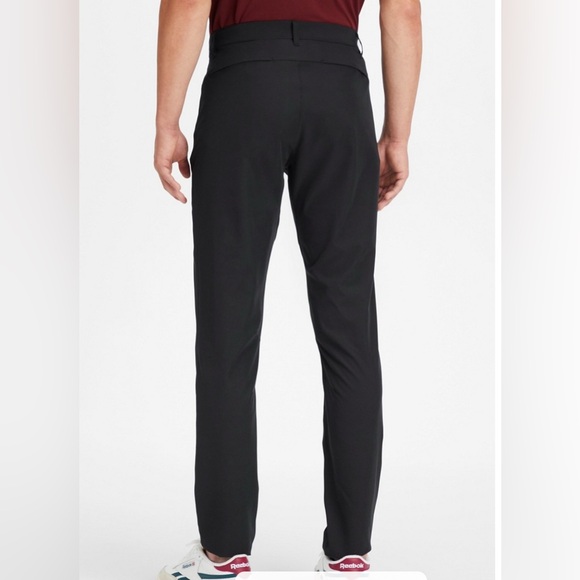 Fabletics The Only Pants Classic Fit Men’s Business Casual Black Size 34x32 - Picture 2 of 16